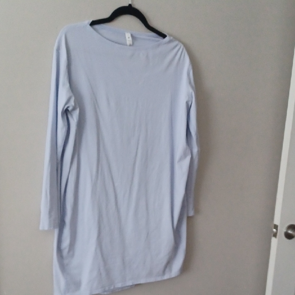 Lululemon Light Blue Long Sleeve Dress